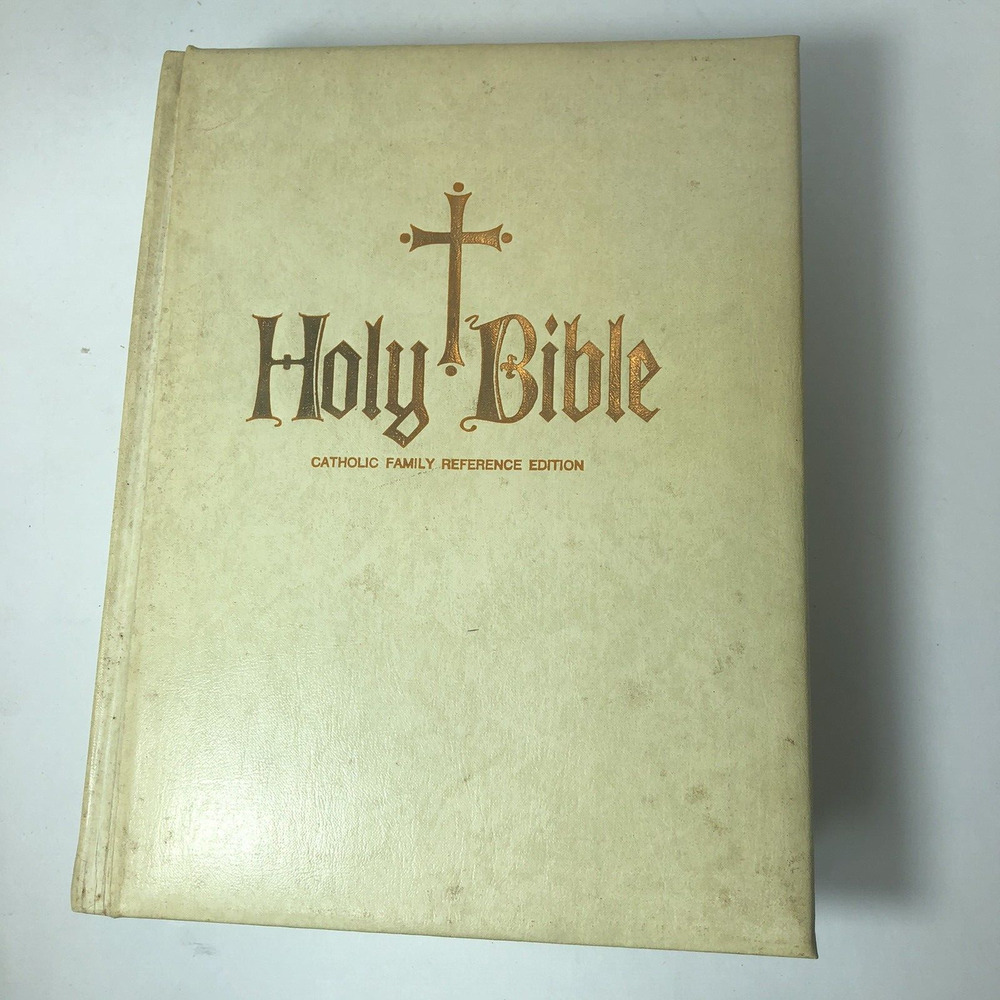Holy Bible New American Bibleโ NAB Catholic Family Reference Edition 1971 B